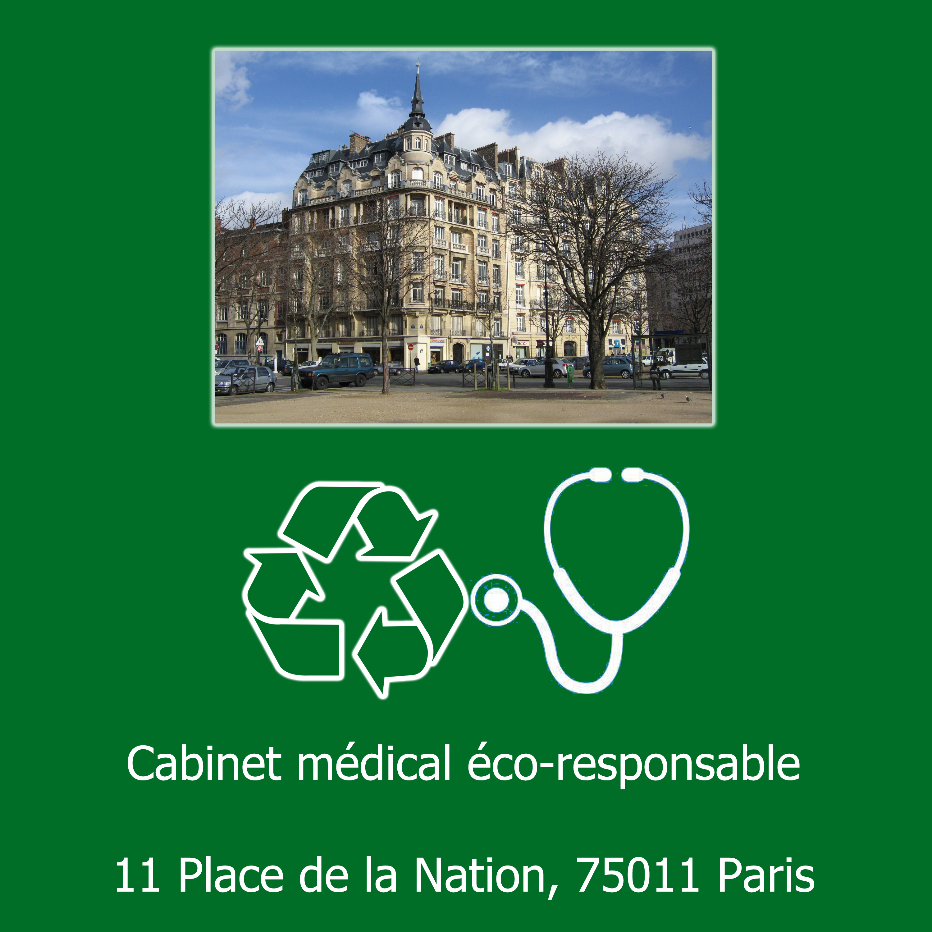 Cabinet medical eco responsable